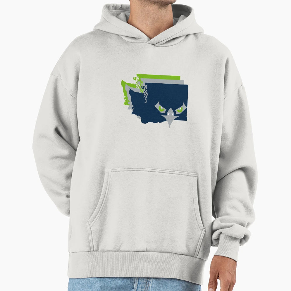Washington Border Seahawks Hoodie - Casual Everyday Wear Unisex - T-Shirt, Sweatshirt, Hoodie