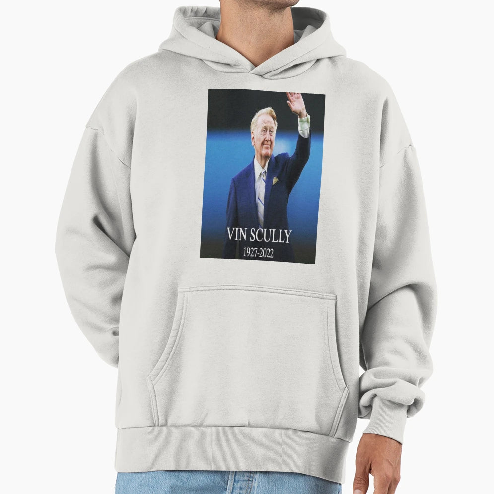 Copy Vin Scully Hoodie - Streetwear Style for Adults - T-Shirt, Sweatshirt, Hoodie
