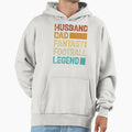 Husband Dad Fantasy Football Legend Hoodie - Fun Novelty Design Unisex - T-Shirt, Sweatshirt, Hoodie