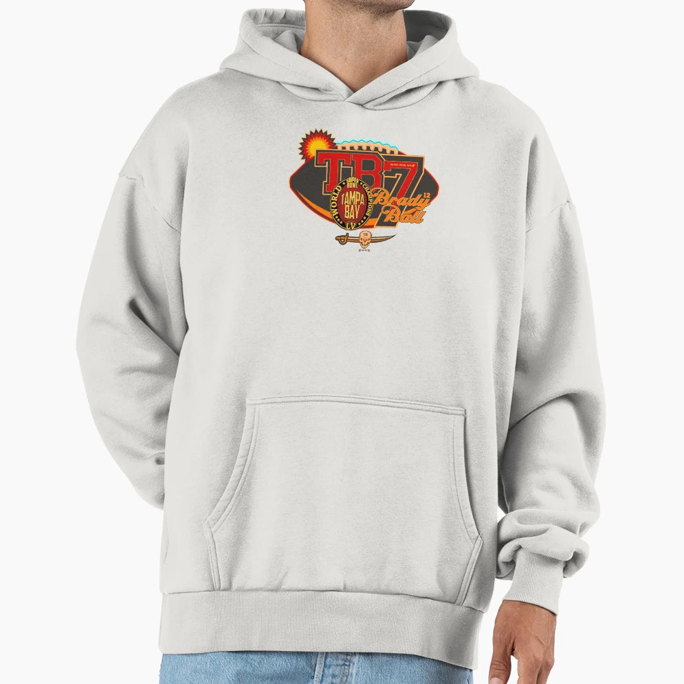 Tompa Bay Tb 7 Brady Ball Hoodie - Trendy Graphic for Adults - T-Shirt, Sweatshirt, Hoodie