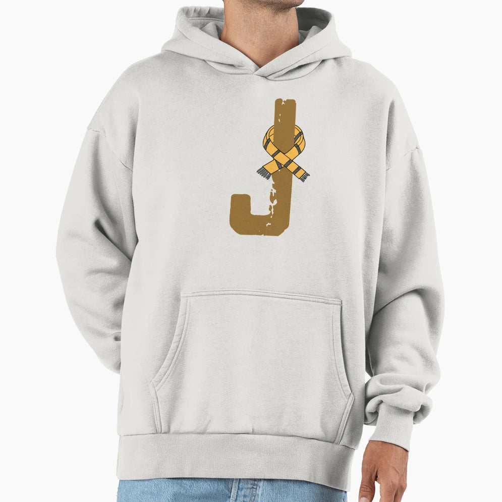J Letter Magic School Team Badger Hoodie - Custom Art Print Men Women - T-Shirt, Sweatshirt, Hoodie