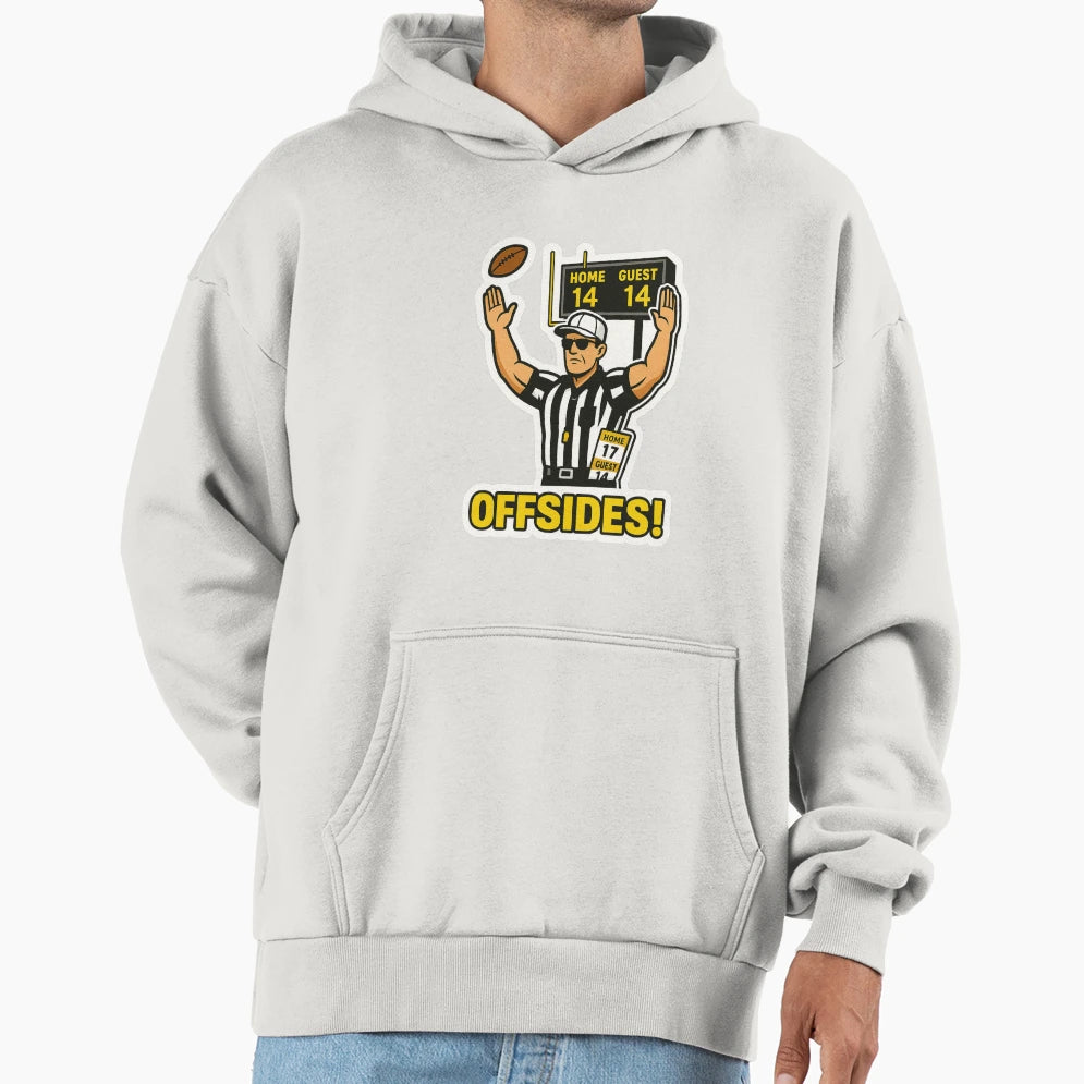 American Football Referee Scoreboard Hoodie - Graphic Print Men Women - T-Shirt, Sweatshirt, Hoodie