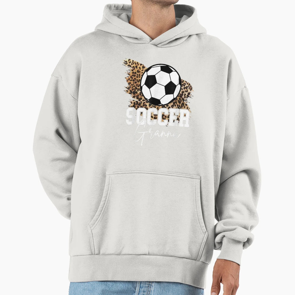 Soccer Granna Leopard Heart Funny T-Shirt - Trendy Graphic Men Women - T-Shirt, Sweatshirt, Hoodie