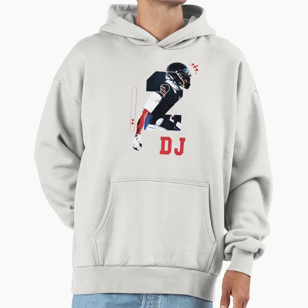 Copy Dj Moore Chicago Bears Hoodie - Custom Art Print Men Women - T-Shirt, Sweatshirt, Hoodie