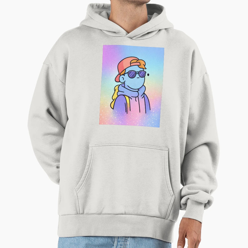 Nfcs Pastel Digital Character Hoodie - Casual Everyday Wear Men Women - T-Shirt, Sweatshirt, Hoodie