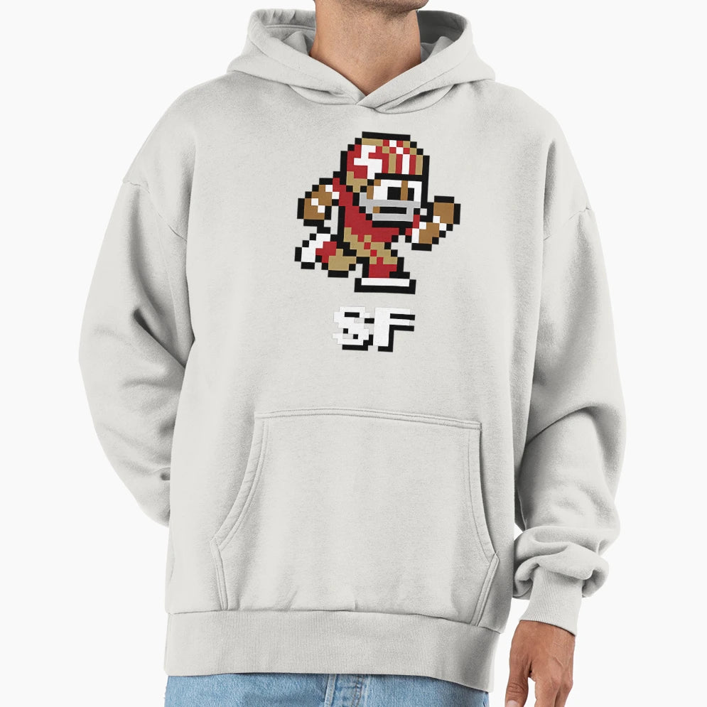 San Francisco 49Ers Tecmo Super Bowl Hoodie - Custom Art Print Men Women - T-Shirt, Sweatshirt, Hoodie