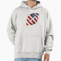 American Football Ball Watercolor Hoodie - Streetwear Style Men Women - T-Shirt, Sweatshirt, Hoodie