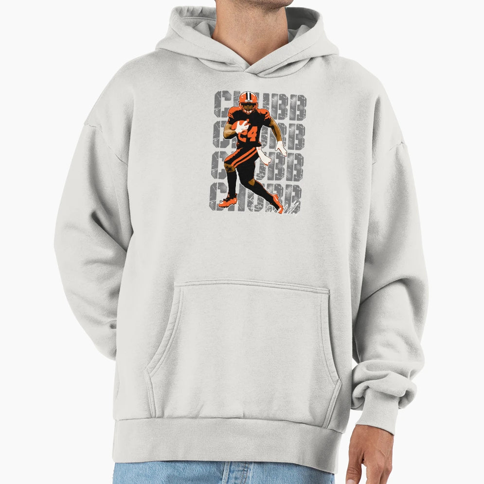 Nick Chubb Hoodie - Trendy Graphic Men Women - T-Shirt, Sweatshirt, Hoodie