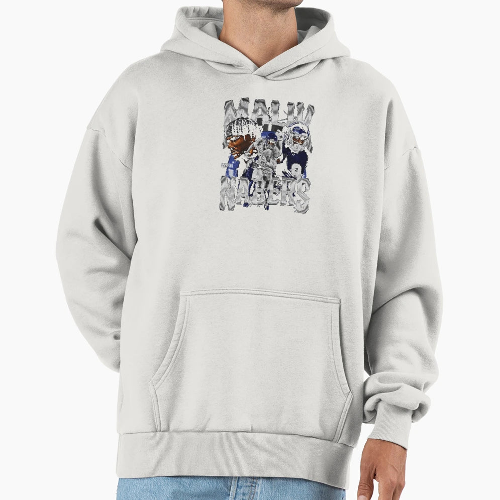 Malik Nabers New York G Hoodie - Minimalist Print for Adults - T-Shirt, Sweatshirt, Hoodie