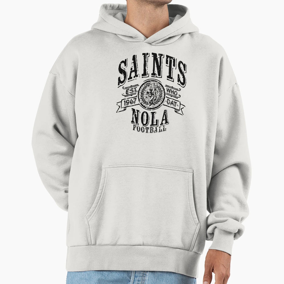 Saints Football Hoodie - Aesthetic Graphic Unisex - T-Shirt, Sweatshirt, Hoodie