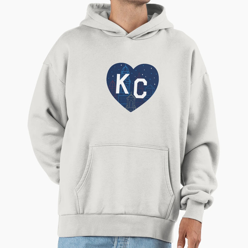 Kc Kansas City Plaza Lights Hoodie - Aesthetic Graphic Unisex - T-Shirt, Sweatshirt, Hoodie