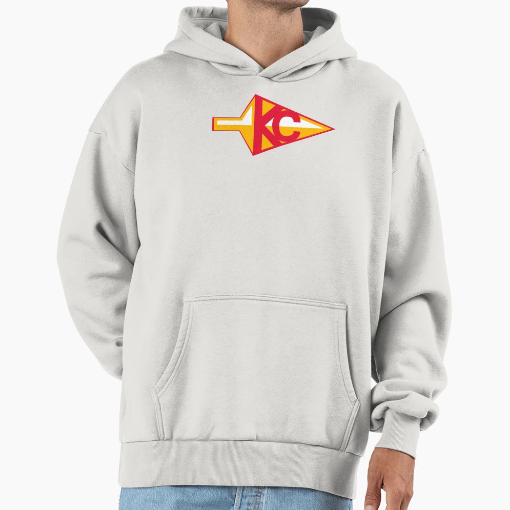 Kc Arrow Hoodie - Aesthetic Graphic for Adults - T-Shirt, Sweatshirt, Hoodie