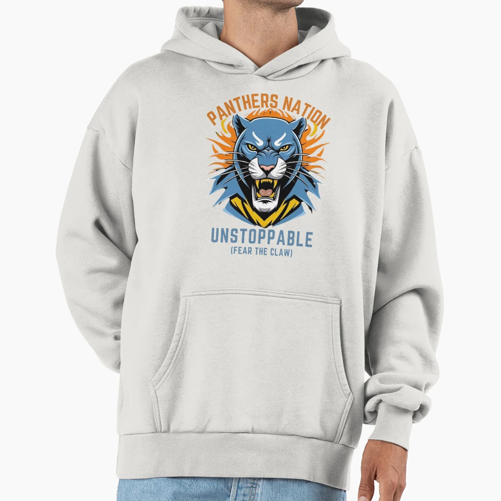 Panthers Nation Unstoppable Hoodie - Minimalist Print for Adults - T-Shirt, Sweatshirt, Hoodie