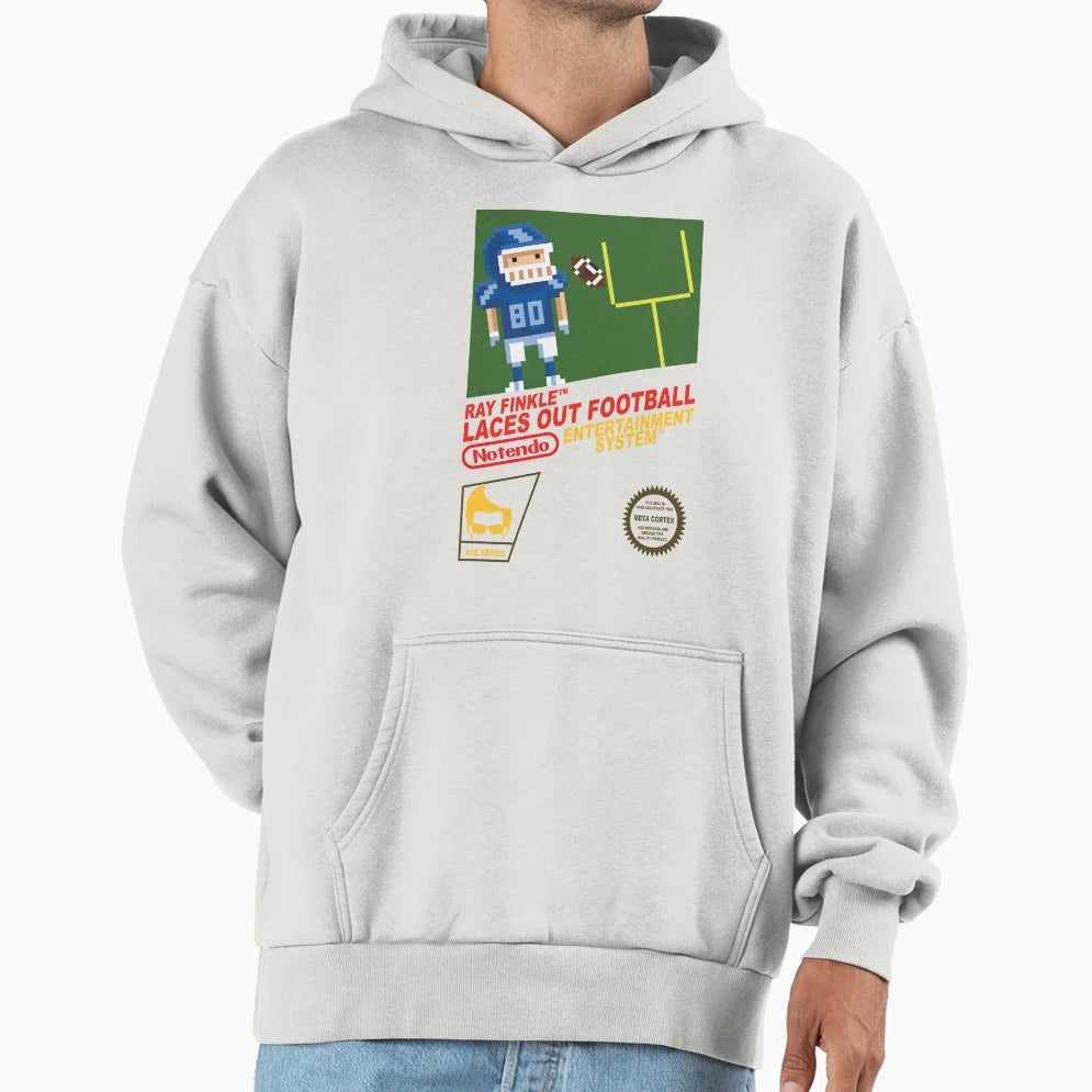 Ray Finkle Laces Out Football Hoodie - Streetwear Style for Adults - T-Shirt, Sweatshirt, Hoodie