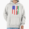 American Flag Libya Flag Best Grampa Hoodie - Minimalist Print Men Women - T-Shirt, Sweatshirt, Hoodie