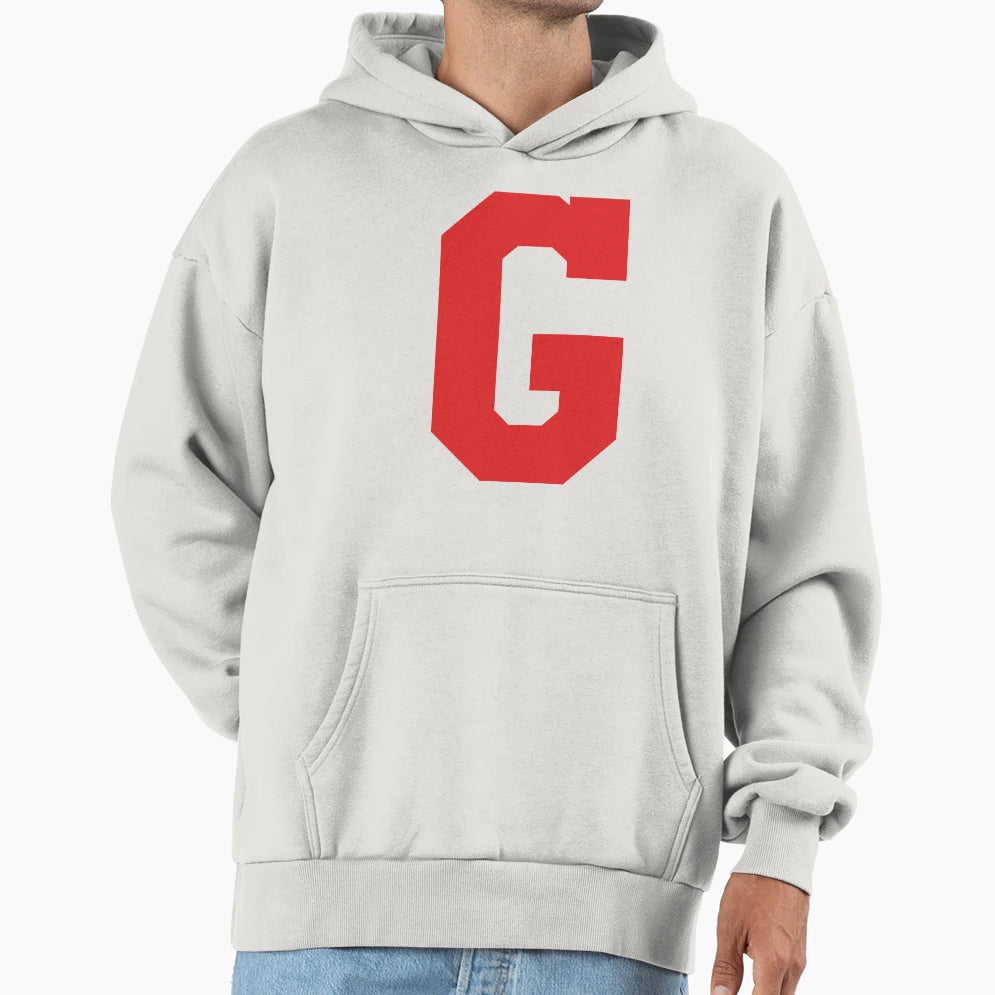 Alphabet Red G Sports Letter G Hoodie - Novelty Apparel Unisex - T-Shirt, Sweatshirt, Hoodie