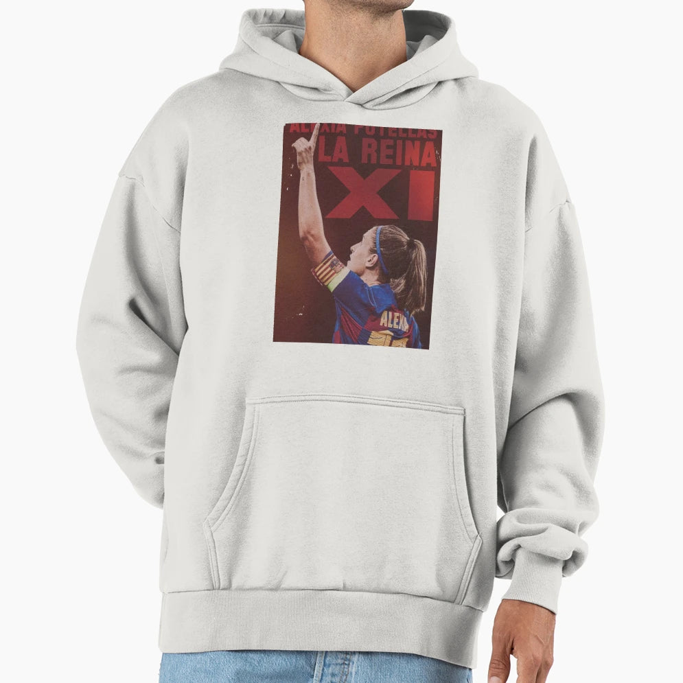 Alexia Putellas La Riena Hoodie - Unique Graphic Men Women - T-Shirt, Sweatshirt, Hoodie