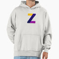 Letter Z Monogram Typography Collage Hoodie - Fun Novelty Design Unisex - T-Shirt, Sweatshirt, Hoodie