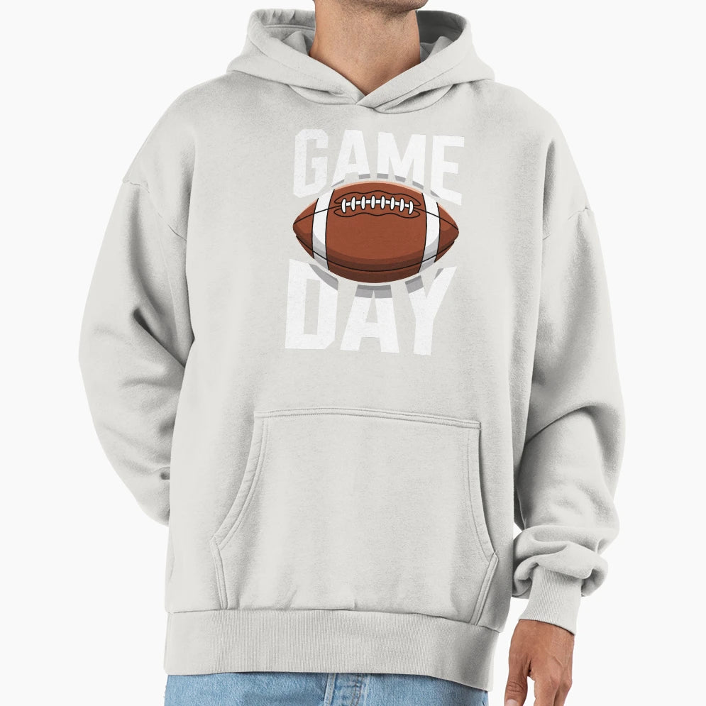 Game Day Football Fans Hoodie - Fun Novelty Design Men Women - T-Shirt, Sweatshirt, Hoodie