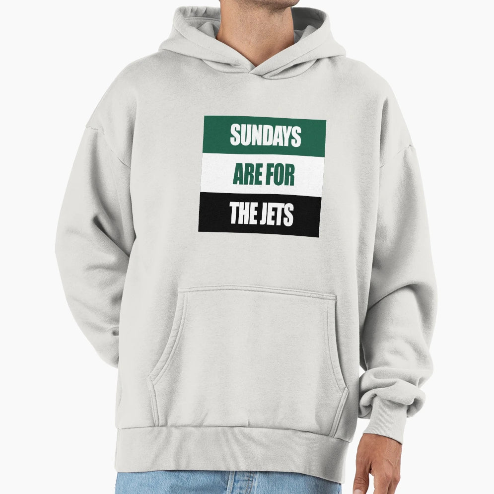 Sundays Are Jets Hoodie - Minimalist Print for Adults - T-Shirt, Sweatshirt, Hoodie