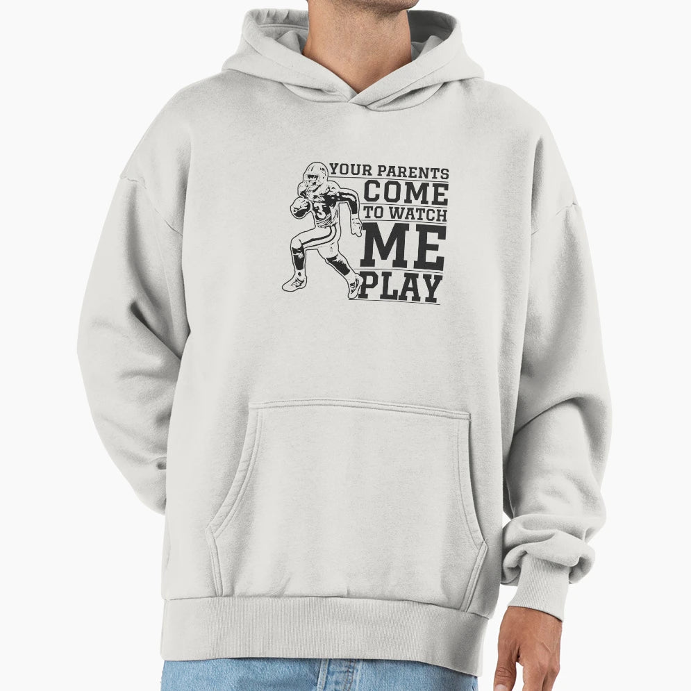 American Football Show Time Funny Hoodie - Unique Graphic for Adults - T-Shirt, Sweatshirt, Hoodie