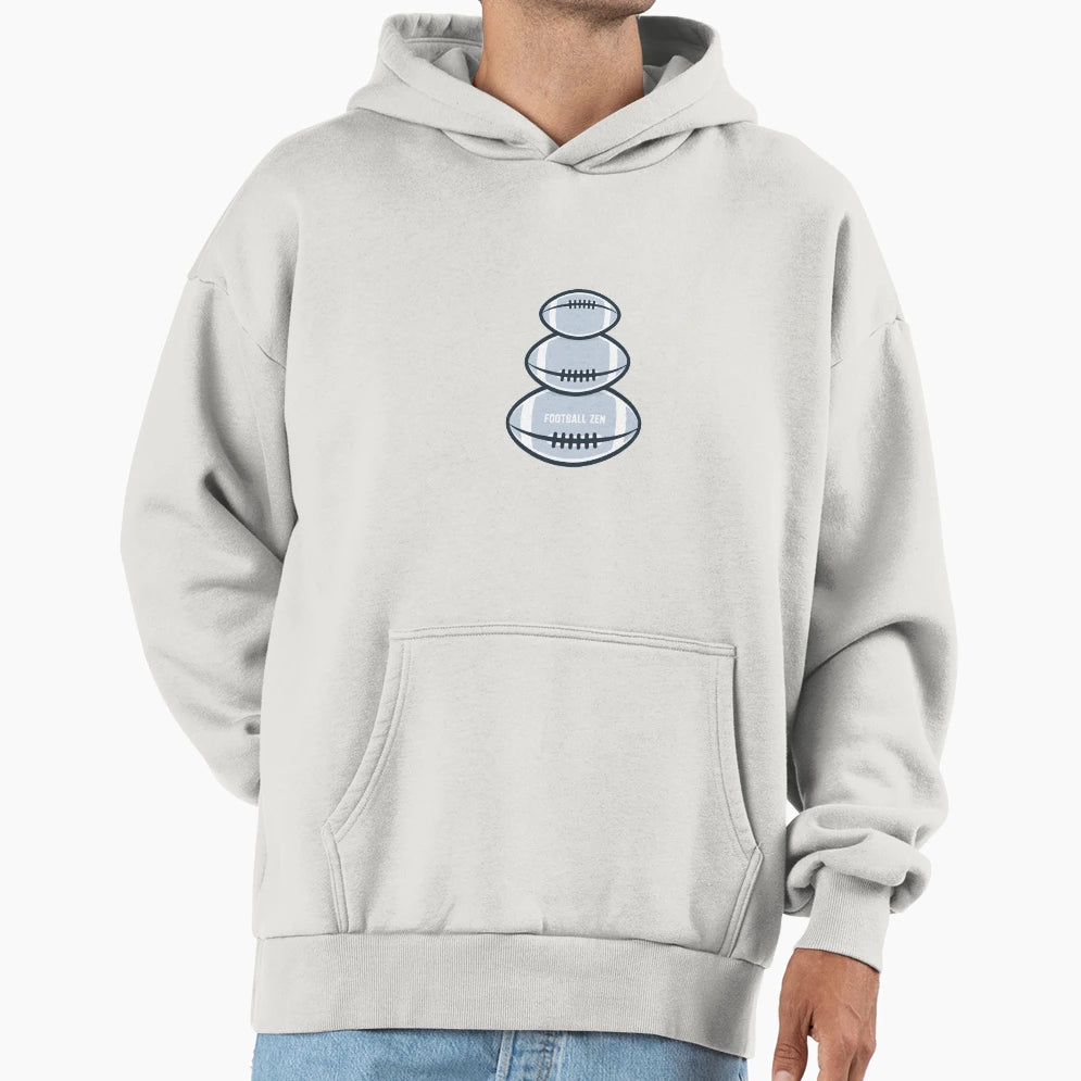 Football Zen Hoodie - Custom Art Print Men Women - T-Shirt, Sweatshirt, Hoodie
