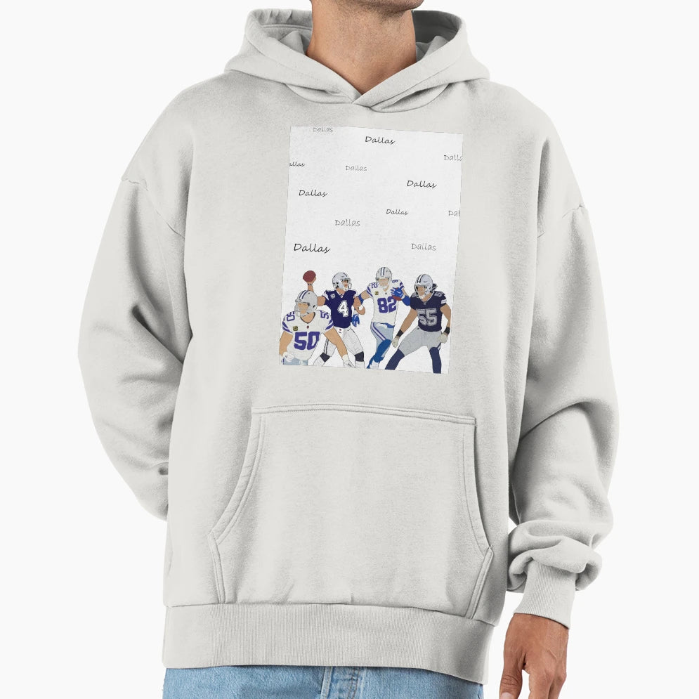 Cowboys Players 50 4 82 55 Hoodie - Novelty Apparel Unisex - T-Shirt, Sweatshirt, Hoodie