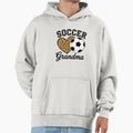 Soccer Grandma Leopard Heart Funny Hoodie - Aesthetic Graphic Unisex - T-Shirt, Sweatshirt, Hoodie