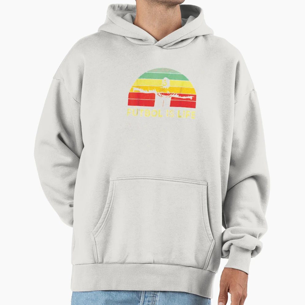 Wonderful Memory Futbol Is Life Gift Hoodie - Streetwear Style for Adults - T-Shirt, Sweatshirt, Hoodie