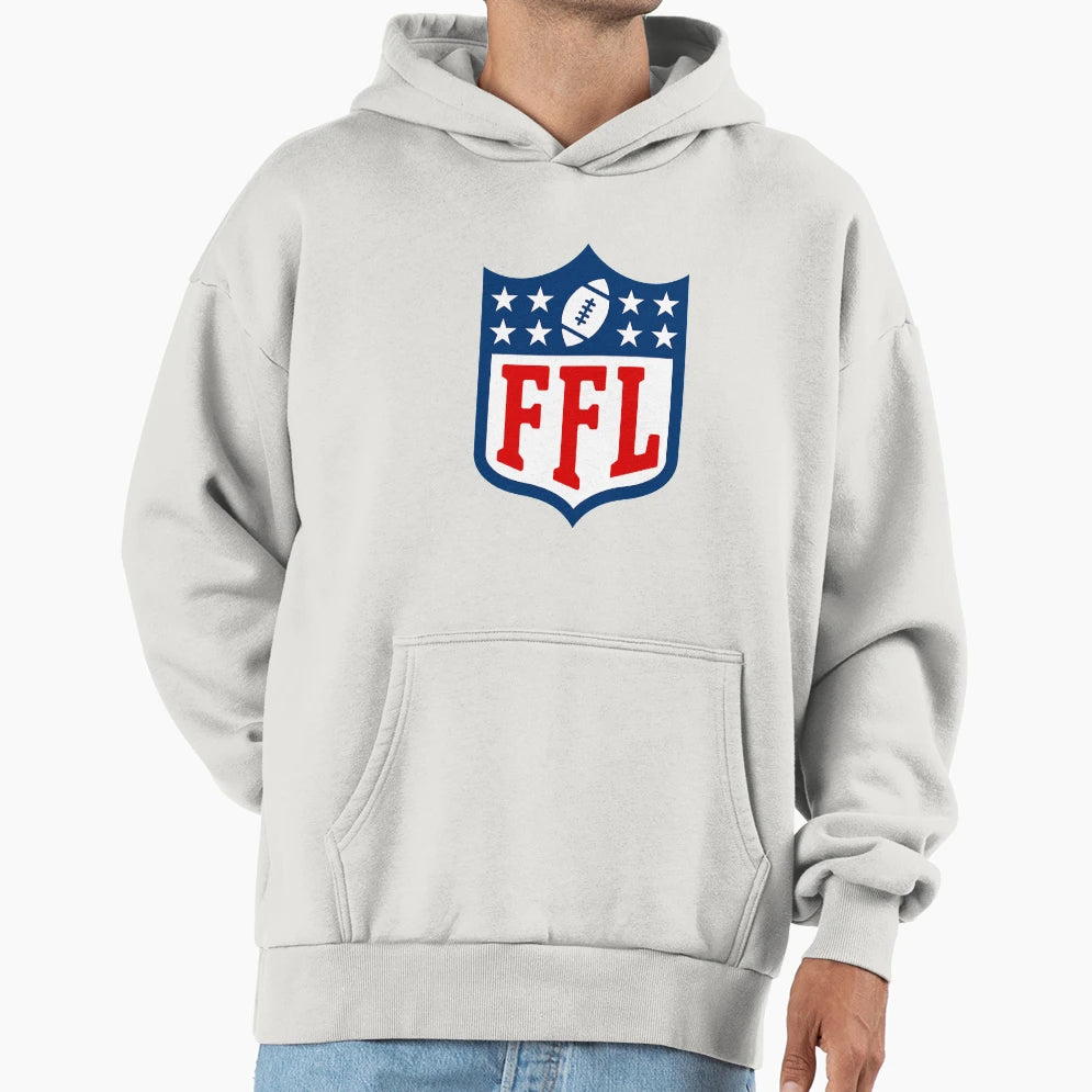 Fantasy Football Logo Ffl League Lover Hoodie - Unique Graphic for Adults - T-Shirt, Sweatshirt, Hoodie