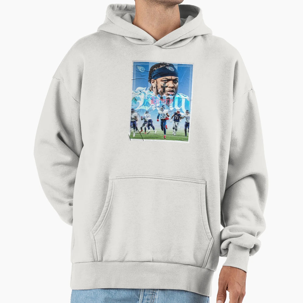 DH Tennessee Football Action Hoodie - Casual Everyday Wear Men Women - T-Shirt, Sweatshirt, Hoodie