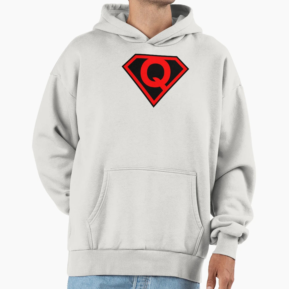 Letter Q Super Letter Vol 3 Hoodie - Unique Graphic for Adults - T-Shirt, Sweatshirt, Hoodie