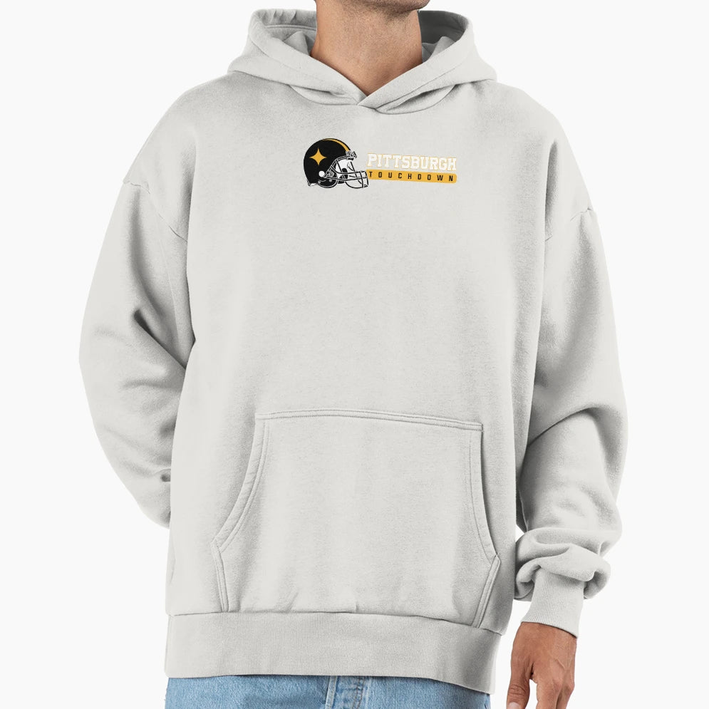 Pittsburgh Football Team Touchdown Hoodie - Trendy Graphic for Adults - T-Shirt, Sweatshirt, Hoodie