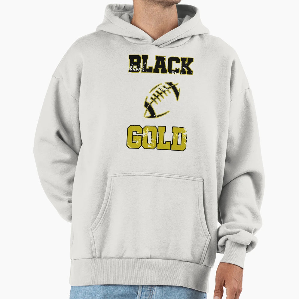 Black And Gold American New Orleans T-Shirt - Unique Graphic Men Women - T-Shirt, Sweatshirt, Hoodie