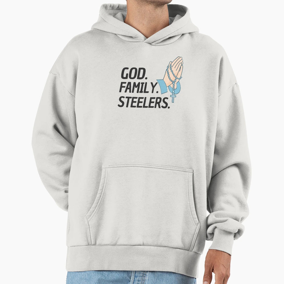 God Family Steelers Veterans Day Parade Hoodie - Trendy Graphic Men Women - T-Shirt, Sweatshirt, Hoodie