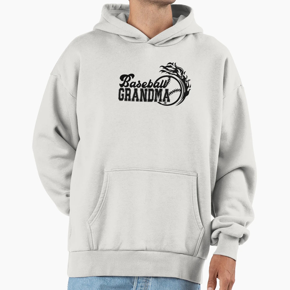 Baseball Grandma Hoodie - Streetwear Style for Adults - T-Shirt, Sweatshirt, Hoodie