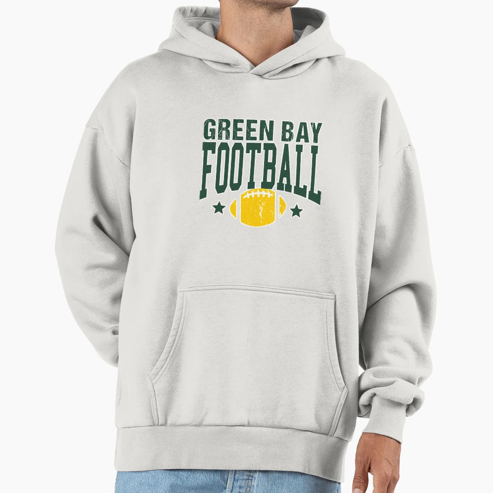 Football Green Bay Football Hoodie - Casual Everyday Wear Unisex - T-Shirt, Sweatshirt, Hoodie