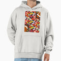 Football Game Patterns Hoodie - Fun Novelty Design for Adults - T-Shirt, Sweatshirt, Hoodie