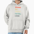 Husband Dad Fantasy Football Legend Hoodie - Minimalist Print Unisex - T-Shirt, Sweatshirt, Hoodie