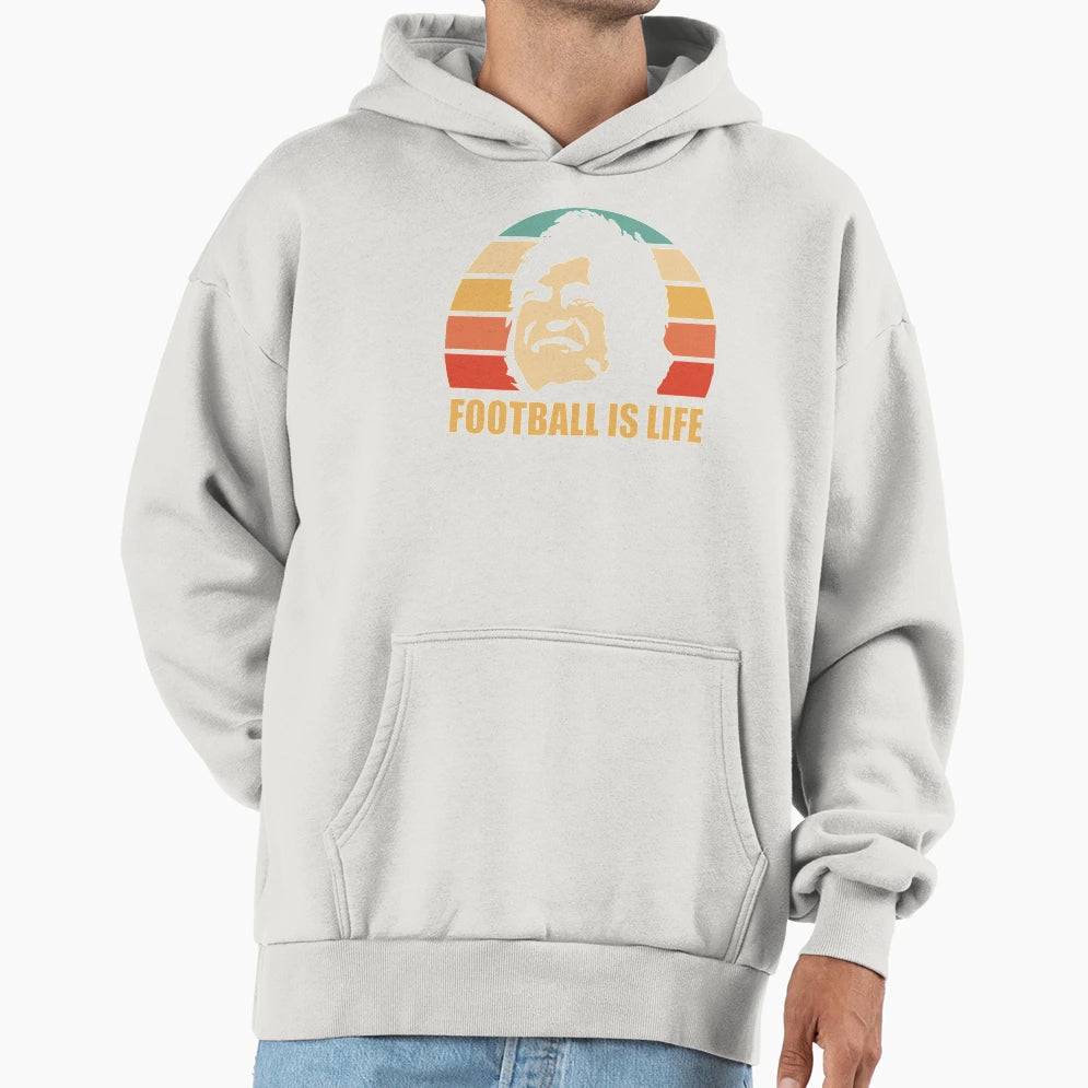 Football Is Life Hoodie - Trendy Graphic Men Women - T-Shirt, Sweatshirt, Hoodie