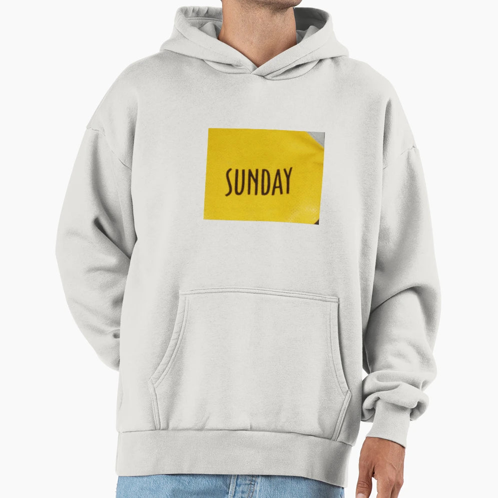 Yellow Sunday Hoodie - Novelty Apparel Unisex - T-Shirt, Sweatshirt, Hoodie