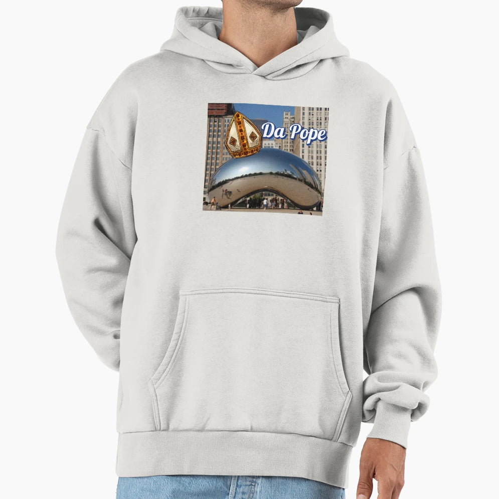 Da Bean Da Pope Hoodie - Unique Graphic Unisex - T-Shirt, Sweatshirt, Hoodie