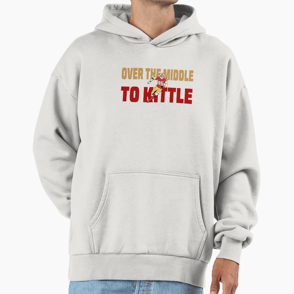 Over Middle To George Nobrand Mens T-Shirt - Fun Novelty Design for Adults - T-Shirt, Sweatshirt, Hoodie