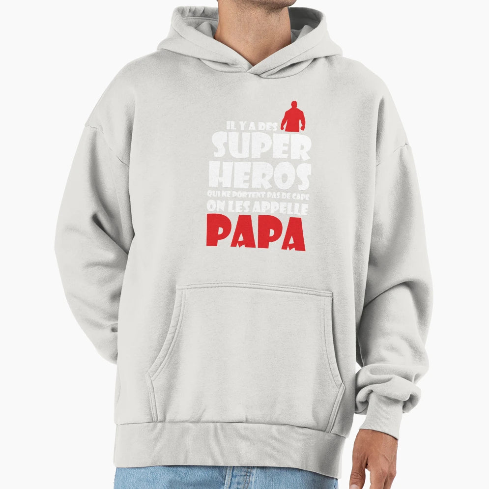 Dad Superheroes 2 Hoodie - Fun Novelty Design for Adults - T-Shirt, Sweatshirt, Hoodie