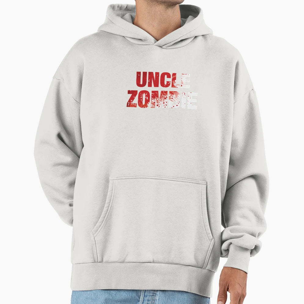 Uncle Zombie Uncle Halloween Costume Hoodie - Graphic Print for Adults - T-Shirt, Sweatshirt, Hoodie