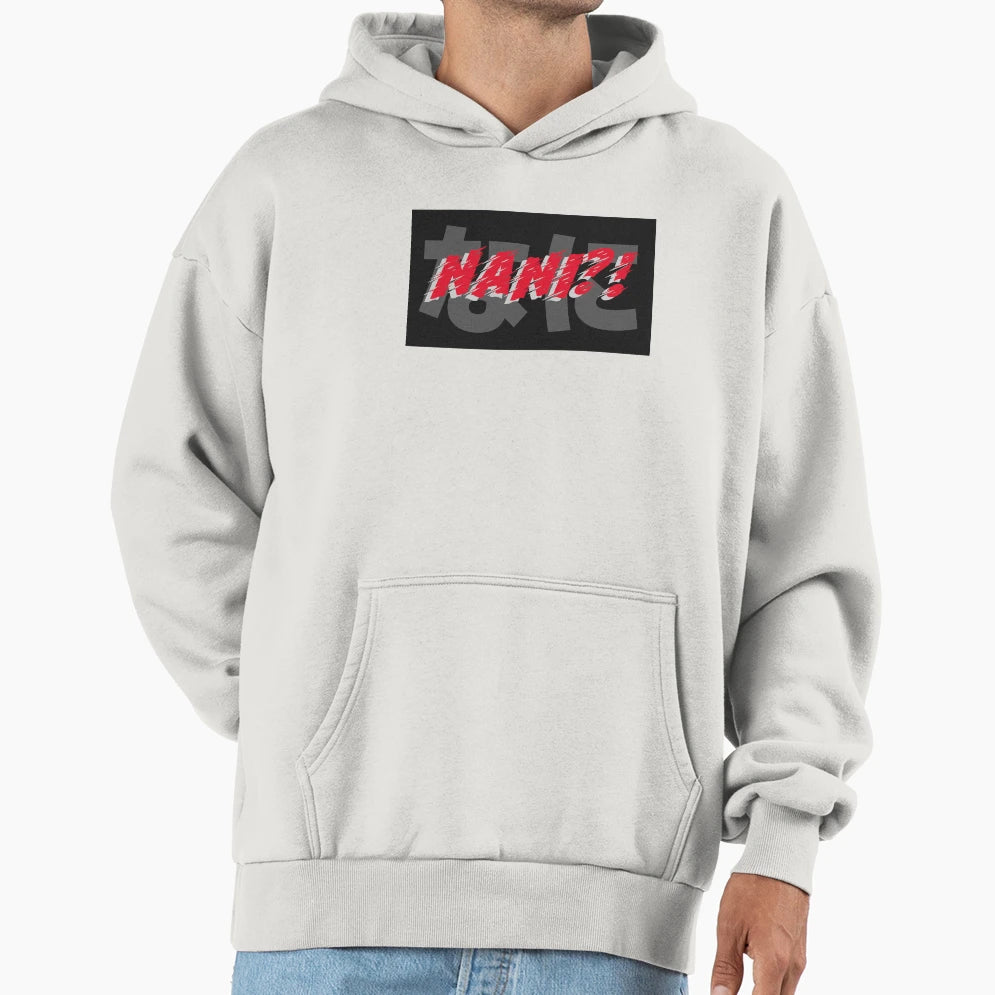 Nani What Funny Anime Omae Wa Hoodie - Custom Art Print Men Women - T-Shirt, Sweatshirt, Hoodie