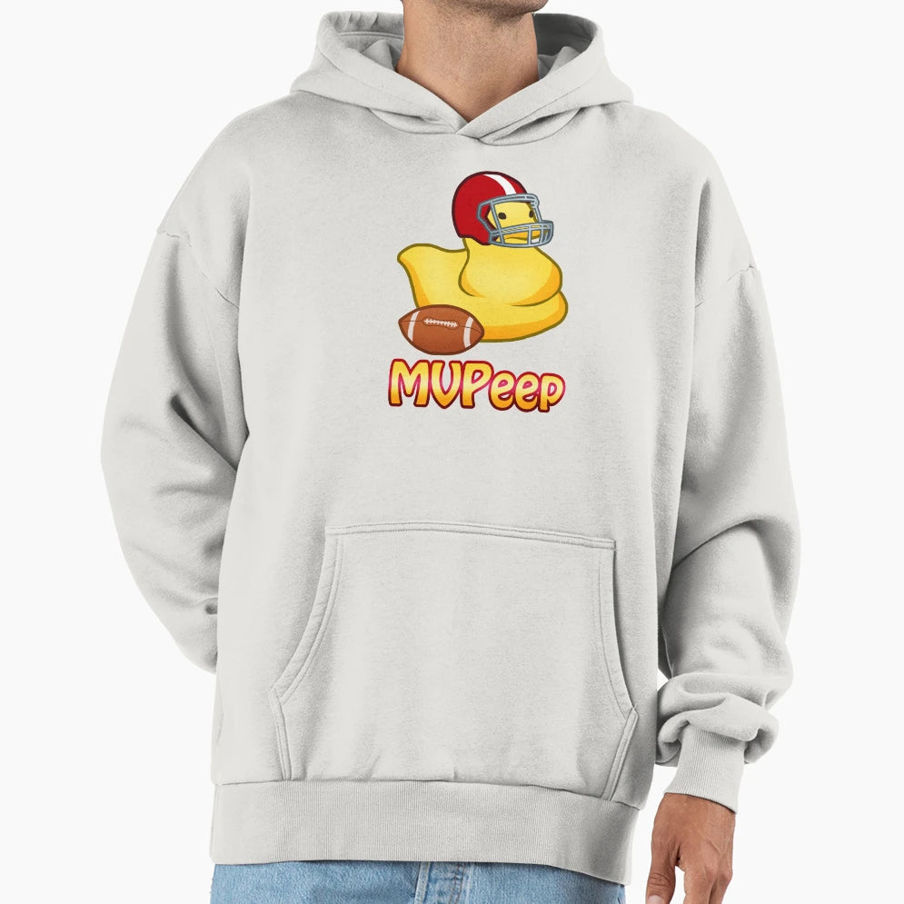 Nfl Football Peep Yellow Hoodie - Casual Everyday Wear for Adults - T-Shirt, Sweatshirt, Hoodie