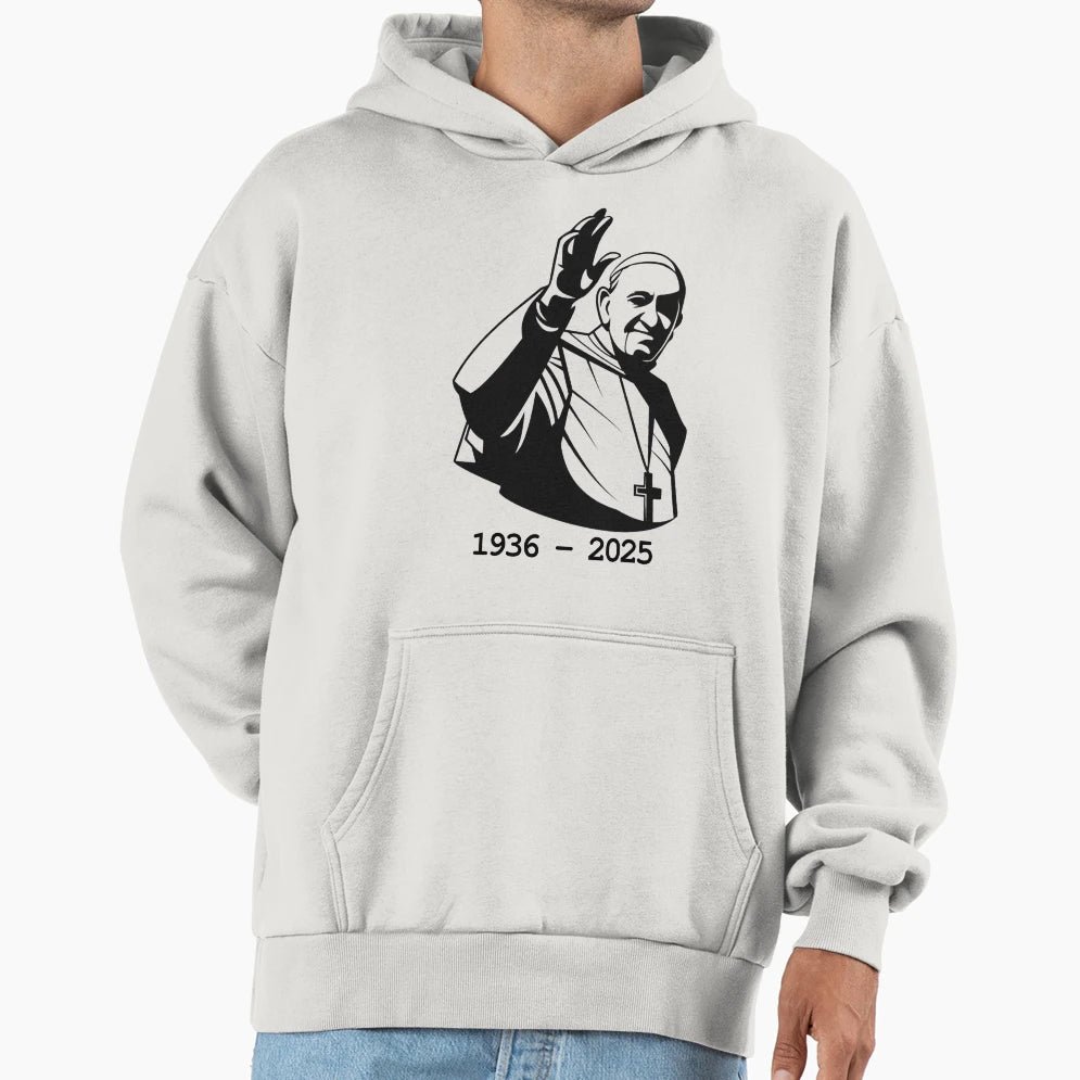 Pope Francis Eternal Blessing Hoodie - Unique Graphic Men Women - T-Shirt, Sweatshirt, Hoodie