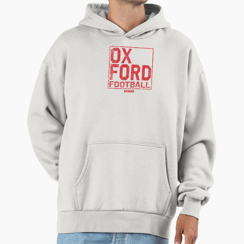 Oxford Football College Football Town Hoodie - Custom Art Print Unisex - T-Shirt, Sweatshirt, Hoodie