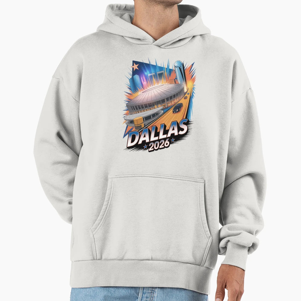 Dallas 2026 Texas Soccer Souvenir V20 T-Shirt - Aesthetic Graphic Men Women - T-Shirt, Sweatshirt, Hoodie